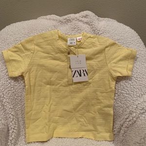 Zara short tees size 18-24 months 100% cotton
